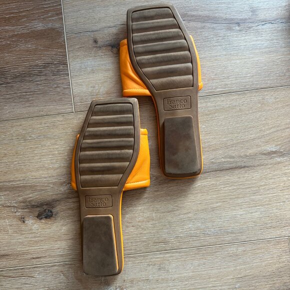 Franco Sarto Caven Slide Sandal | Orange | Size 10 - Picture 3 of 3